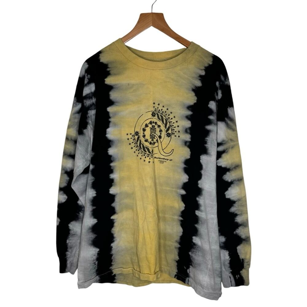 TDE Schoolboy Q Crash Talk T-Shirt Tie Dye Long Sleeve Unisex‎ Size Medium